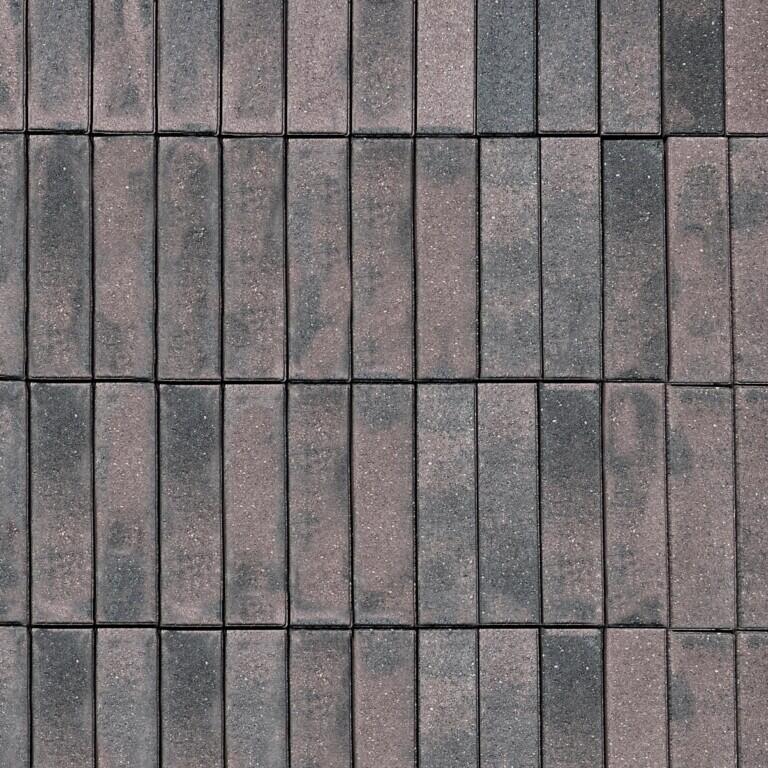 Тротуарная плитка «BRICK», графит-коричневый