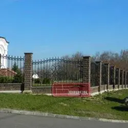 Заборы «BRICK». Православная церковь в п. Тарасово